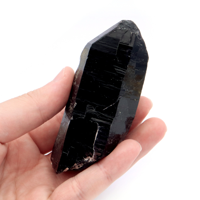 モリオン 黒水晶 原石 ポイント 山東省産 1点物 浄化 魔除け 天然石 パワーストーン