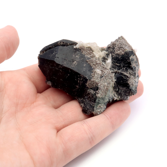 モリオン 黒水晶 原石 ポイント 山東省産 1点物 浄化 魔除け 天然石 パワーストーン