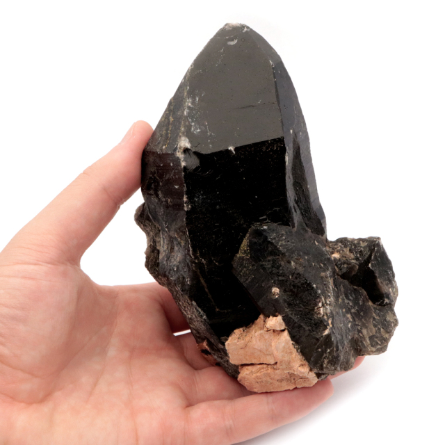 モリオン 黒水晶 原石 ポイント 山東省産 1点物 浄化 魔除け 天然石 パワーストーン
