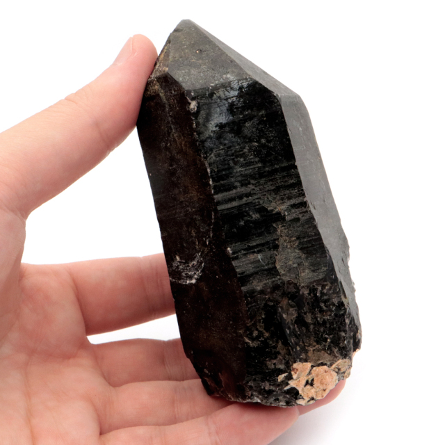 モリオン 黒水晶 原石 ポイント 山東省産 1点物 浄化 魔除け 天然石 パワーストーン
