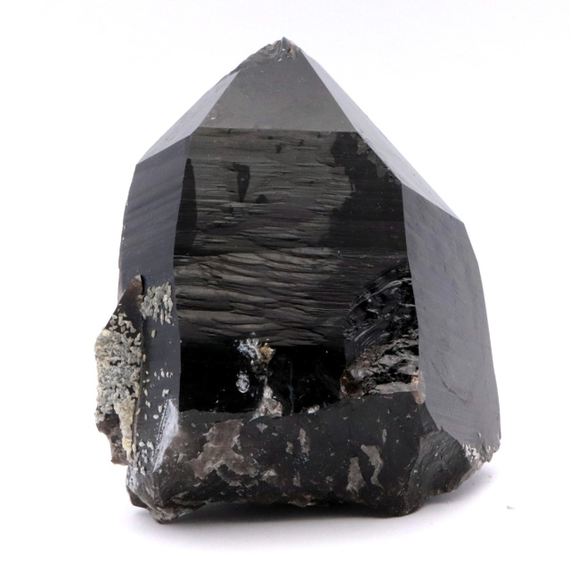 モリオン 黒水晶 原石 ポイント 山東省産 1点物 浄化 魔除け 天然石 パワーストーン