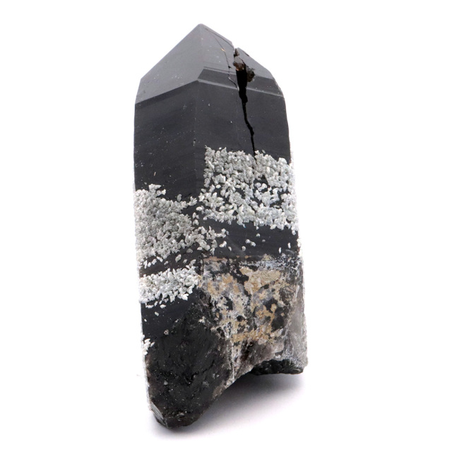 モリオン 黒水晶 原石 ポイント 山東省産 1点物 浄化 魔除け 天然石 パワーストーン