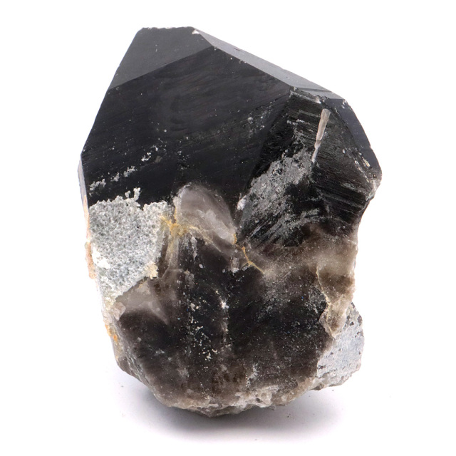モリオン 黒水晶 原石 ポイント 山東省産 1点物 浄化 魔除け 天然石 パワーストーン