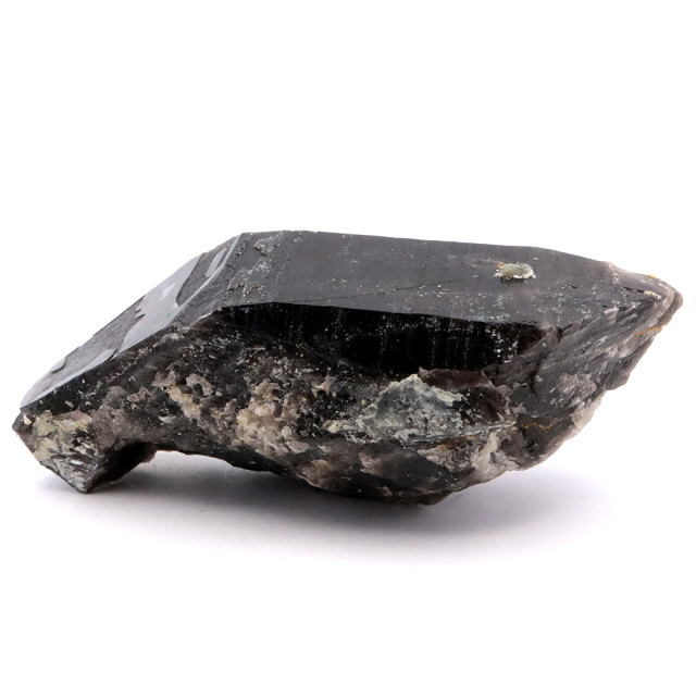 モリオン 黒水晶 原石 ポイント 山東省産 603g 1点物 浄化 魔除け