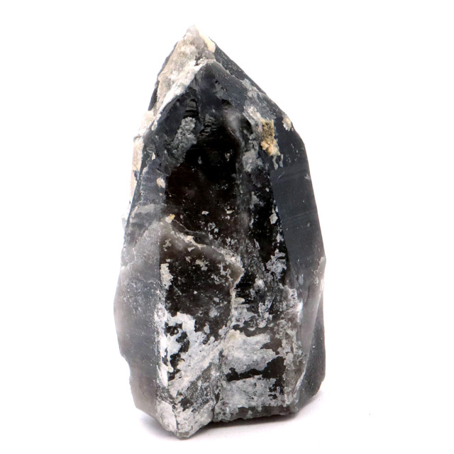 モリオン 黒水晶 原石 ポイント 山東省産 1点物 浄化 魔除け 天然石 パワーストーン
