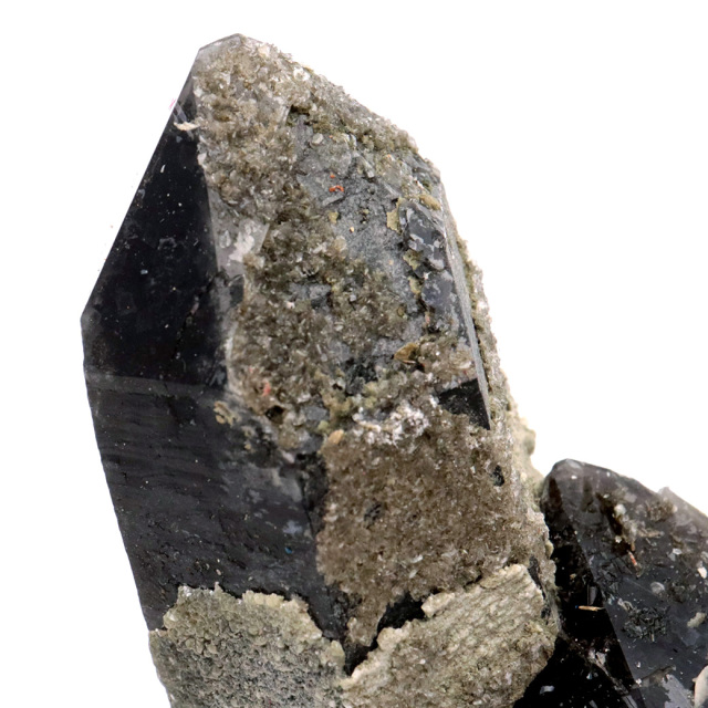 モリオン 黒水晶 原石 ポイント 山東省産 1点物 浄化 魔除け 天然石 パワーストーン