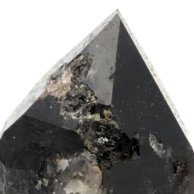 モリオン 黒水晶 原石 ポイント 山東省産 1点物 浄化 魔除け 天然石 パワーストーン