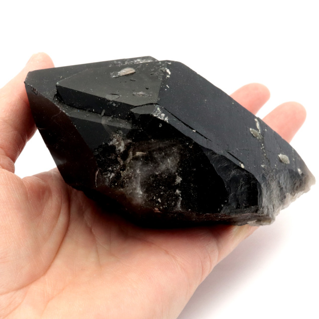 モリオン 黒水晶 原石 ポイント 山東省産 1点物 浄化 魔除け 天然石 パワーストーン