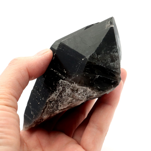 モリオン 黒水晶 原石 ポイント 山東省産 1点物 浄化 魔除け 天然石 パワーストーン
