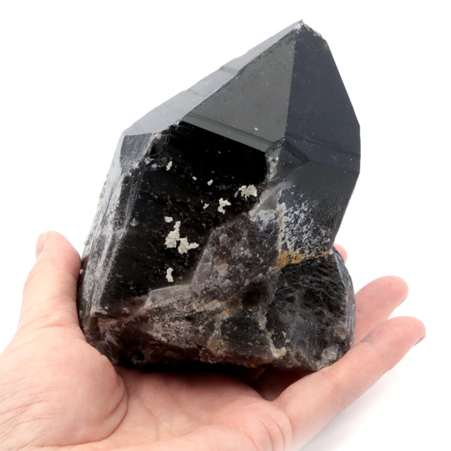 モリオン 黒水晶 原石 ポイント 山東省産 1点物 浄化 魔除け 天然石 パワーストーン