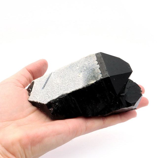 モリオン 黒水晶 原石 ポイント 山東省産 浄化 魔除け 天然石 パワーストーン