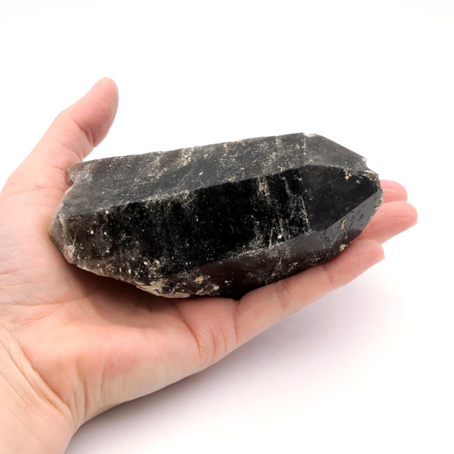 モリオン 黒水晶 原石 ポイント 山東省産 浄化 魔除け 天然石 パワーストーン