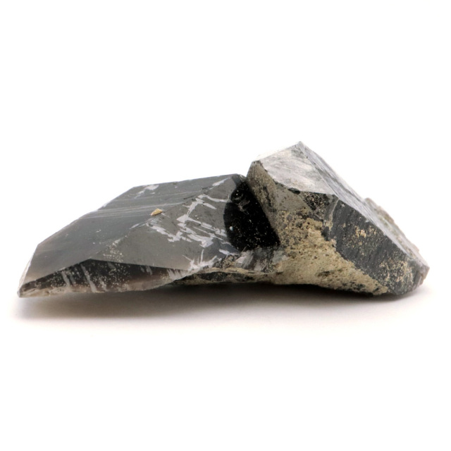 モリオンクラスター　黒水晶　パワーストーン　鑑賞石　天然石　自然石　原石 モリオン 黒水晶 原石 ポイント 山東省産 69g 1点物 浄化 魔除け