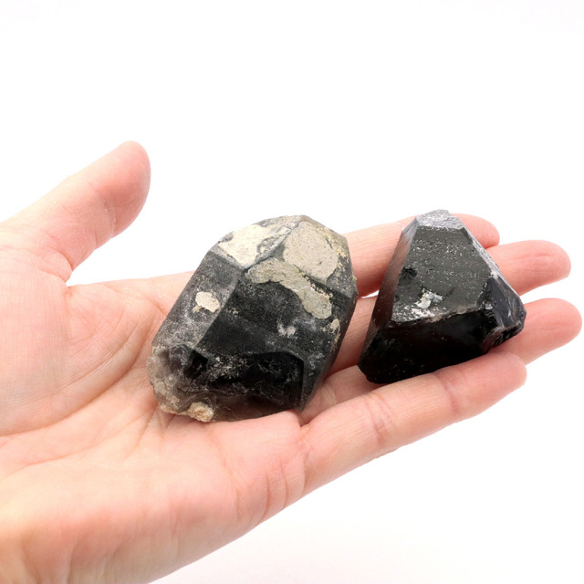 モリオン 黒水晶 原石 ポイント 山東省産 浄化 魔除け 天然石 パワーストーン