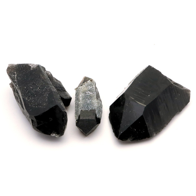 モリオン 黒水晶 原石 ポイント 山東省産 浄化 魔除け 天然石 パワーストーン