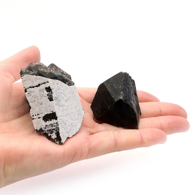 モリオン 黒水晶 原石 ポイント 山東省産 浄化 魔除け 天然石 パワーストーン