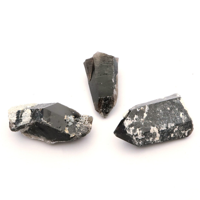モリオン 黒水晶 原石 ポイント 山東省産 浄化 魔除け 天然石 パワーストーン