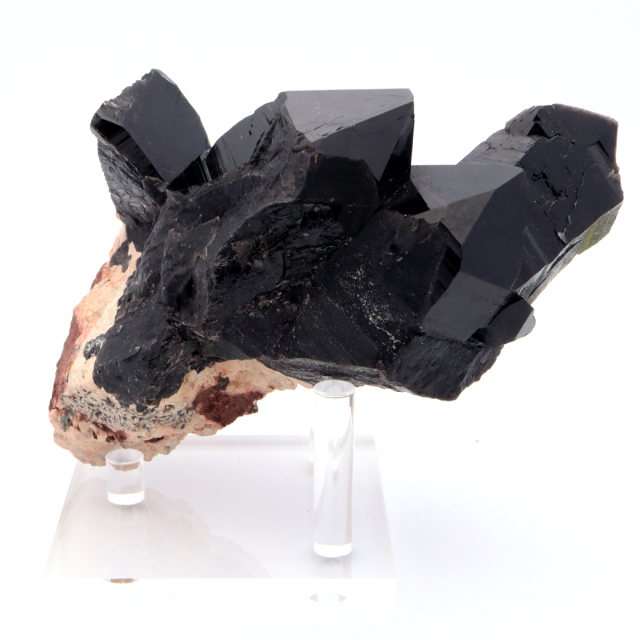 モリオン 黒水晶 原石 ポイント 山東省産 888g 台座付き 1点物 浄化 魔除け 天然石 パワーストーン 置き物 置物 浄化 鉱物 結晶 Morion