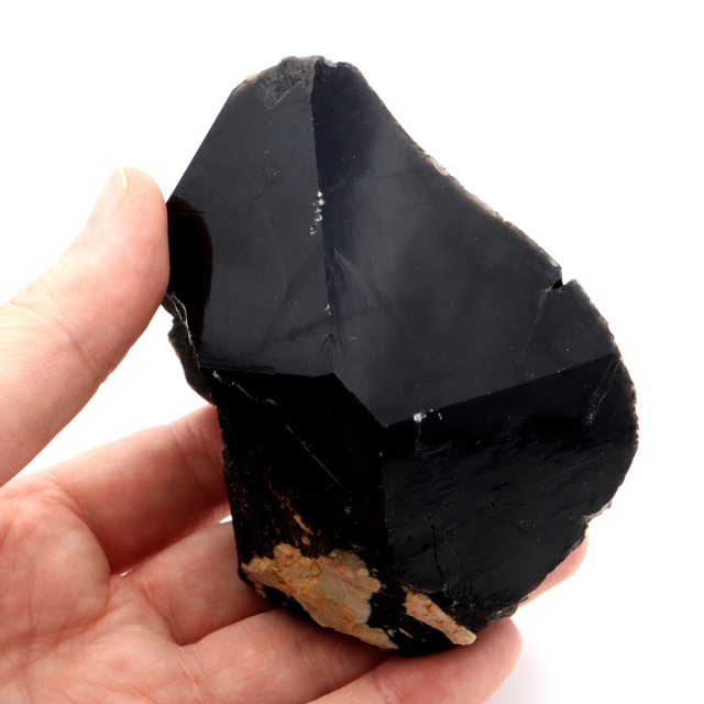 モリオン 黒水晶 原石 ポイント 山東省産 1点物 浄化 魔除け 天然石 パワーストーン Morion quartz