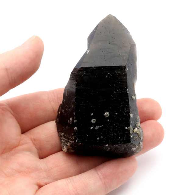 モリオン 黒水晶 原石 ポイント 山東省産 1点物 浄化 魔除け 天然石 パワーストーン Morion quartz