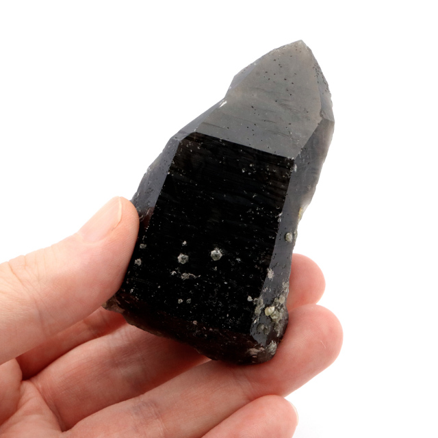 モリオン 黒水晶 原石 ポイント 山東省産 1点物 浄化 魔除け 天然石 パワーストーン Morion quartz