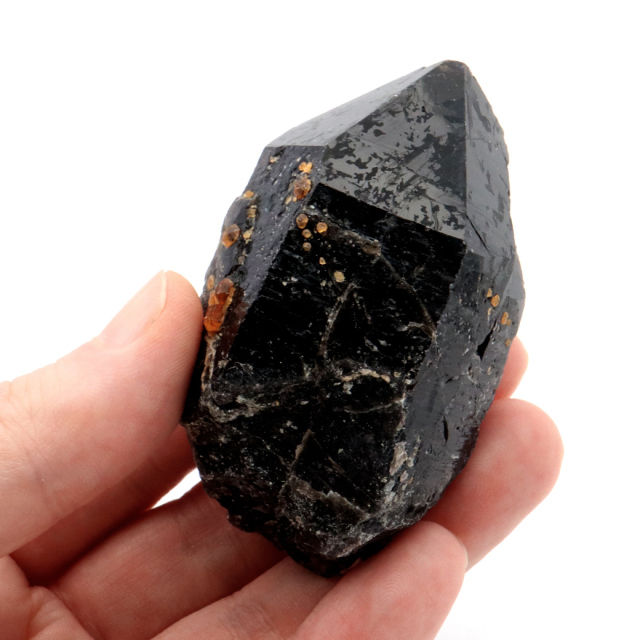 モリオン 黒水晶 原石 ポイント 山東省産 1点物 浄化 魔除け 天然石 パワーストーン Morion quartz