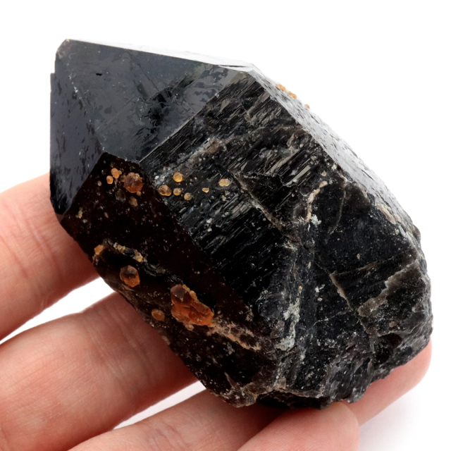 モリオン 黒水晶 原石 ポイント 山東省産 1点物 浄化 魔除け 天然石 パワーストーン Morion quartz