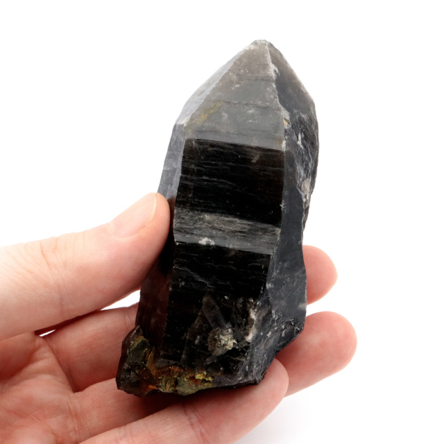 モリオン 黒水晶 原石 ポイント 山東省産 1点物 浄化 魔除け 天然石 パワーストーン Morion quartz