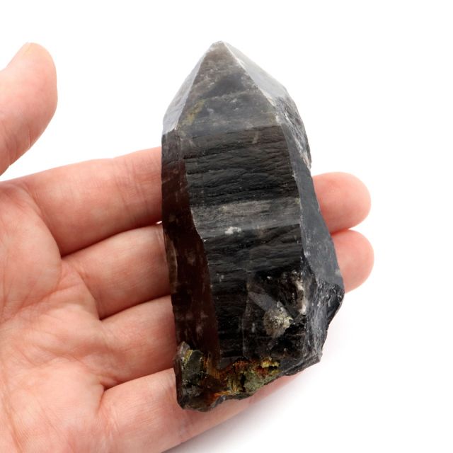 モリオン 黒水晶 原石 ポイント 山東省産 1点物 浄化 魔除け 天然石 パワーストーン Morion quartz