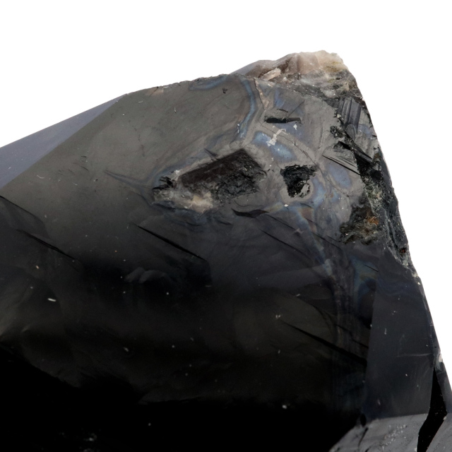 モリオン 黒水晶 原石 ポイント 山東省産 1点物 浄化 魔除け 天然石 パワーストーン Morion quartz