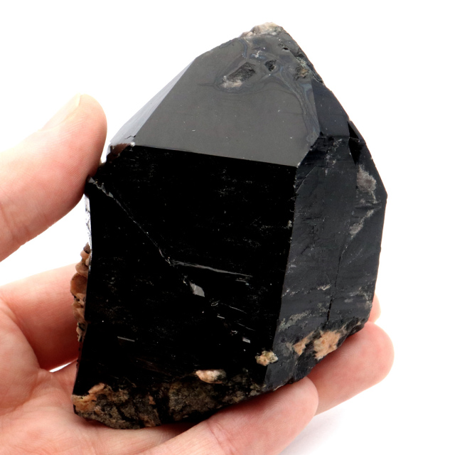 モリオン 黒水晶 原石 ポイント 山東省産 1点物 浄化 魔除け 天然石 パワーストーン Morion quartz