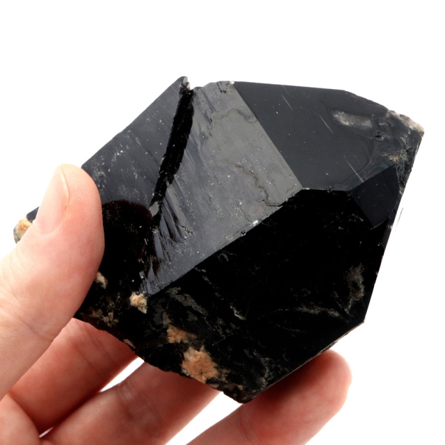 モリオン 黒水晶 原石 ポイント 山東省産 1点物 浄化 魔除け 天然石 パワーストーン Morion quartz