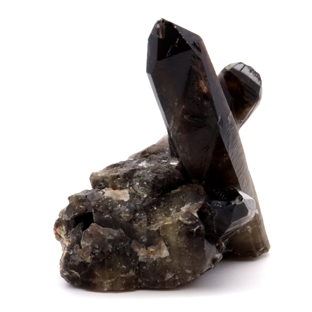 モリオン 黒水晶 原石 クラスター ポイント 山東省産 1点物 浄化 魔除け 天然石 パワーストーン Morion quartz