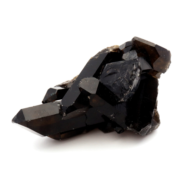 モリオン 黒水晶 原石 クラスター ポイント 山東省産 1点物 浄化 魔除け 天然石 パワーストーン Morion quartz