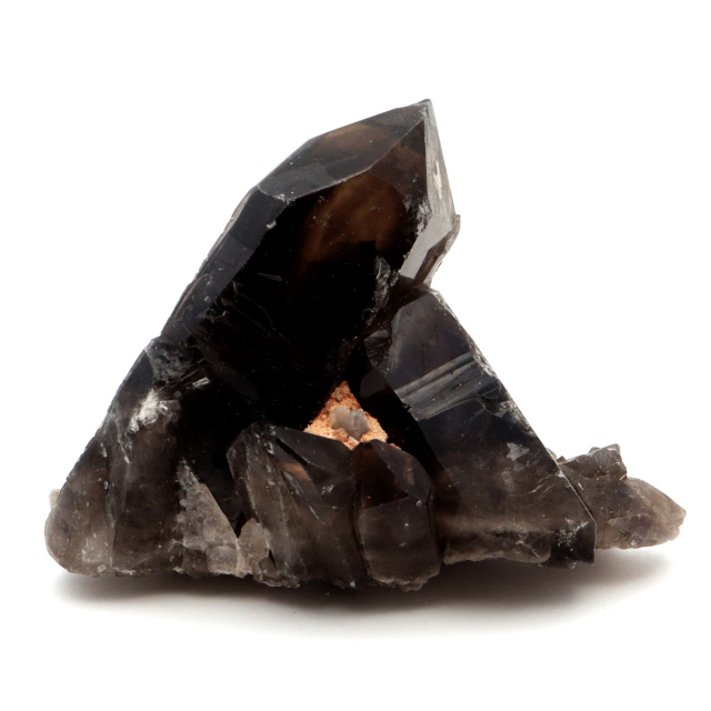 モリオン 黒水晶 原石 クラスター ポイント 山東省産 1点物 浄化 魔除け 天然石 パワーストーン Morion quartz