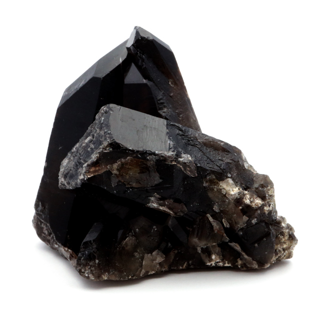 モリオン 黒水晶 原石 クラスター ポイント 山東省産 1点物 浄化 魔除け 天然石 パワーストーン Morion quartz