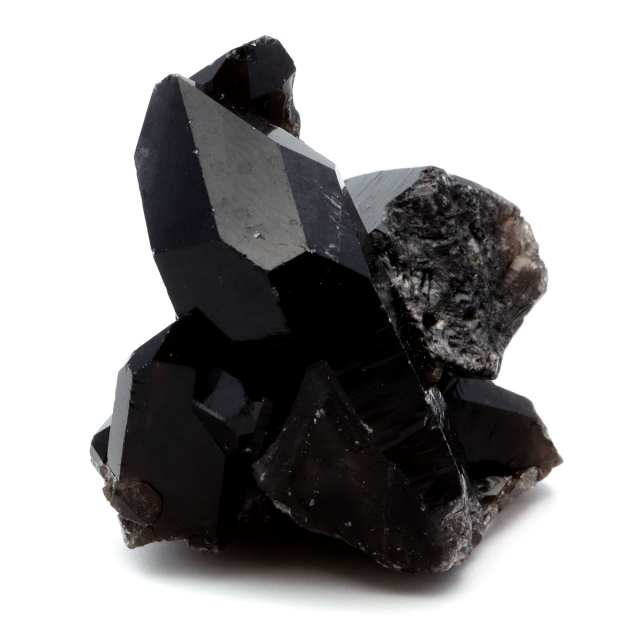 モリオン 黒水晶 原石 クラスター ポイント 山東省産 1点物 浄化 魔除け 天然石 パワーストーン Morion quartz