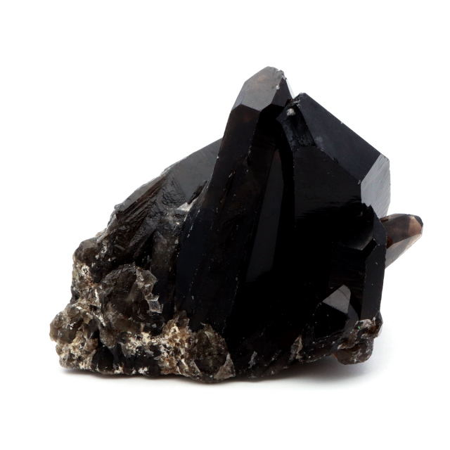 モリオン 黒水晶 原石 クラスター ポイント 山東省産 1点物 浄化 魔除け 天然石 パワーストーン Morion quartz