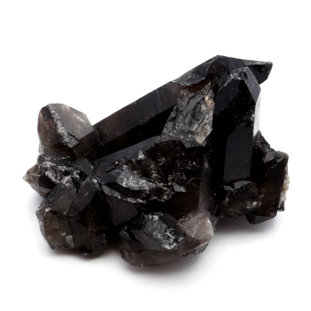 モリオン 黒水晶 原石 クラスター ポイント 山東省産 1点物 浄化 魔除け 天然石 パワーストーン Morion quartz