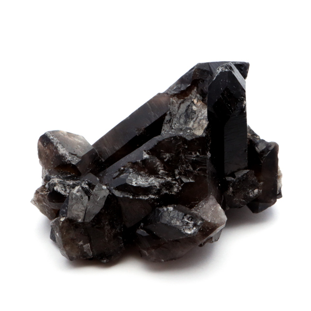 モリオン 黒水晶 原石 クラスター ポイント 山東省産 1点物 浄化 魔除け 天然石 パワーストーン Morion quartz