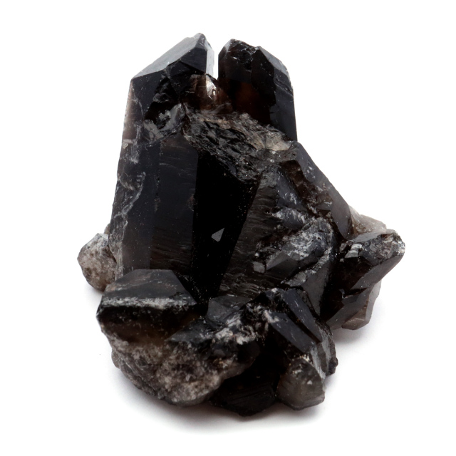 モリオン 黒水晶 原石 クラスター ポイント 山東省産 1点物 浄化 魔除け 天然石 パワーストーン Morion quartz