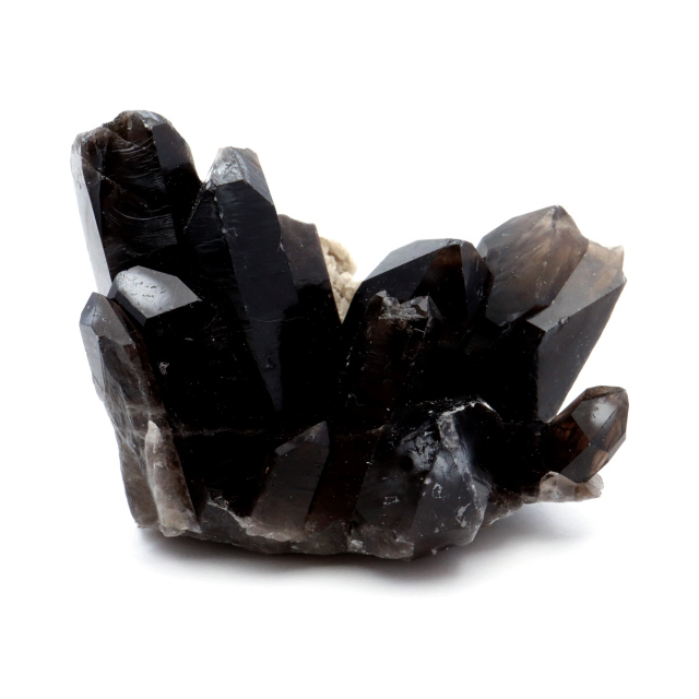 モリオン 黒水晶 原石 クラスター ポイント 山東省産 1点物 浄化 魔除け 天然石 パワーストーン Morion quartz