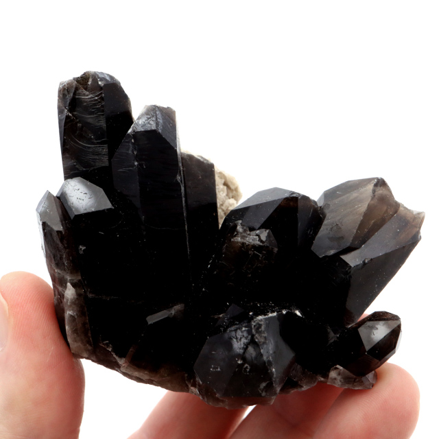 モリオン 黒水晶 原石 クラスター ポイント 山東省産 1点物 浄化 魔除け 天然石 パワーストーン Morion quartz