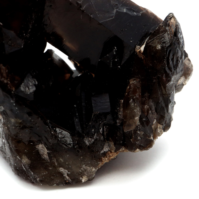 モリオン 黒水晶 原石 クラスター ポイント 山東省産 1点物 浄化 魔除け 天然石 パワーストーン Morion quartz