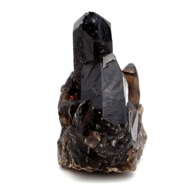 モリオン 黒水晶 原石 クラスター ポイント 山東省産 1点物 浄化 魔除け 天然石 パワーストーン Morion quartz