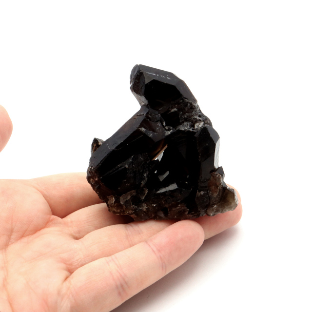 モリオン 黒水晶 原石 クラスター ポイント 山東省産 1点物 浄化 魔除け 天然石 パワーストーン Morion quartz