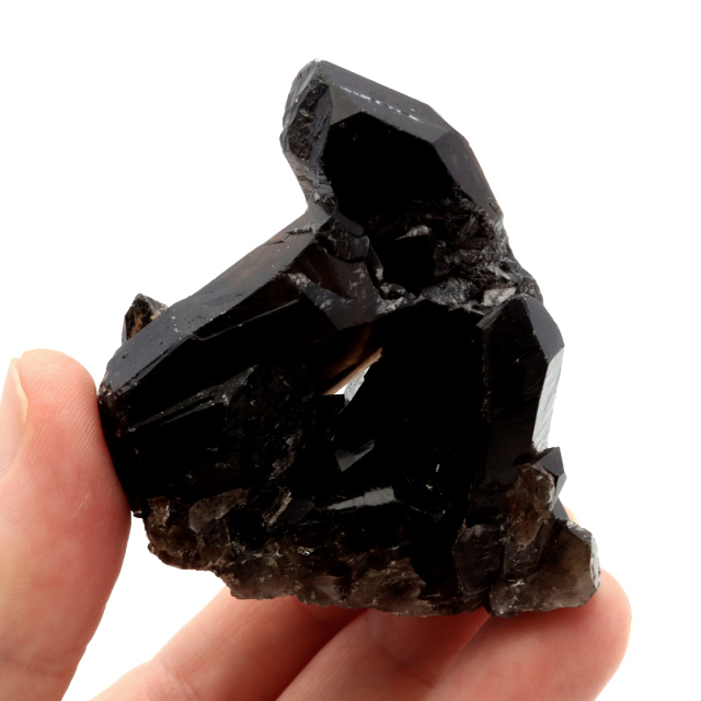 モリオン 黒水晶 原石 クラスター ポイント 山東省産 1点物 浄化 魔除け 天然石 パワーストーン Morion quartz