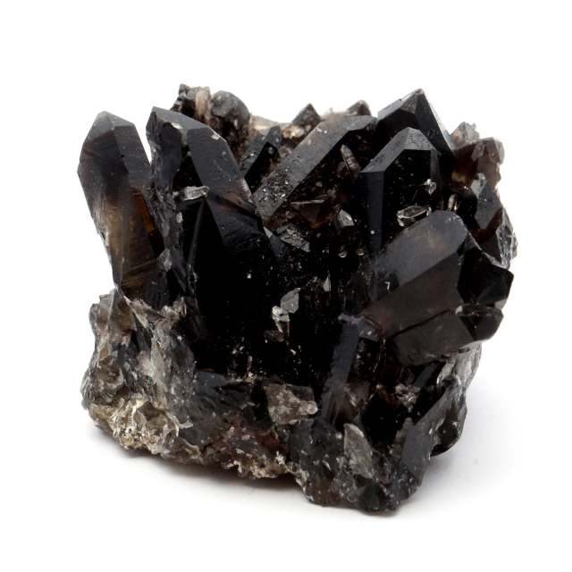 モリオン 黒水晶 原石 クラスター ポイント 山東省産 1点物 浄化 魔除け 天然石 パワーストーン Morion quartz