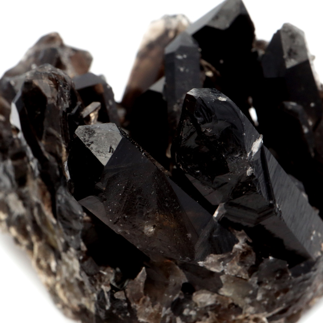モリオン 黒水晶 原石 クラスター ポイント 山東省産 1点物 浄化 魔除け 天然石 パワーストーン Morion quartz