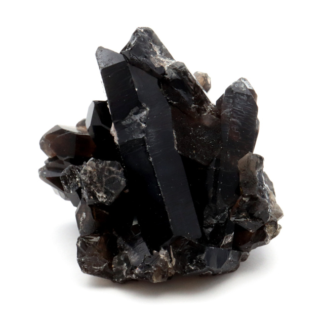 モリオン 黒水晶 原石 クラスター ポイント 山東省産 1点物 浄化 魔除け 天然石 パワーストーン Morion quartz